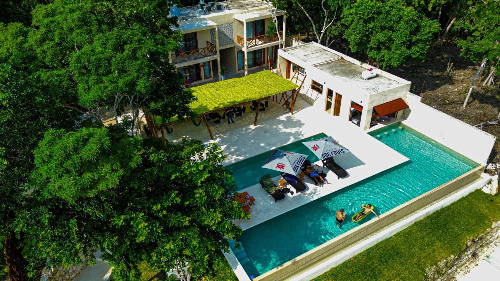 Hotel & Eco Cabanas Azul Maria Bacalar Eksteriør bilde